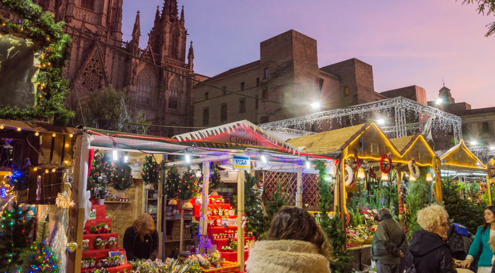 Fira de Santa Llúcia, el mercat nadalenc de Barcelona